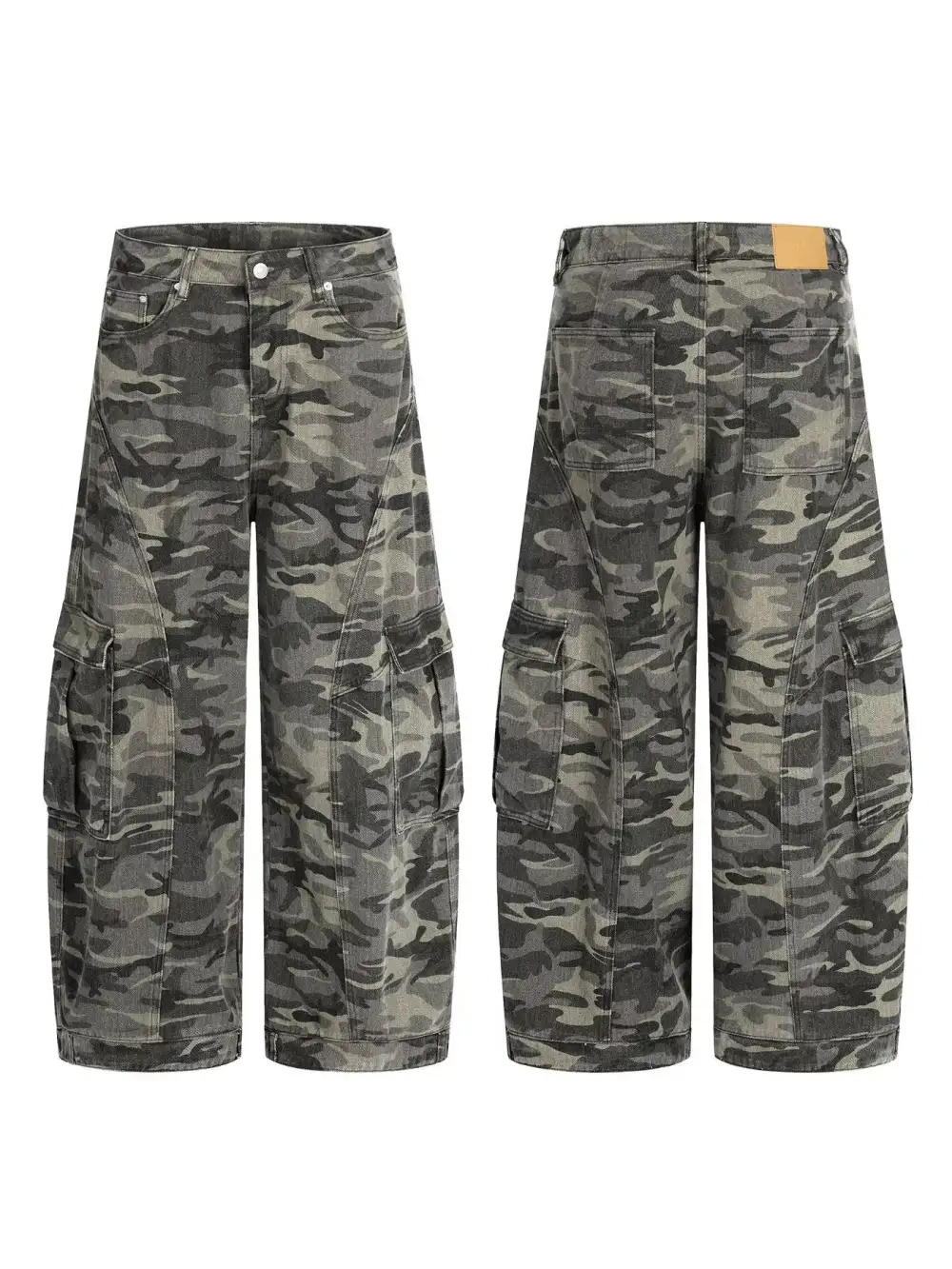 Relaxed Men's Camouflage Cargo Pants