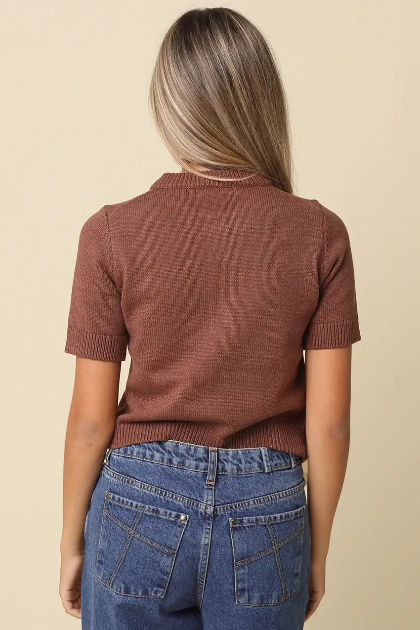 Relaxed Leia Short Sleeve Top