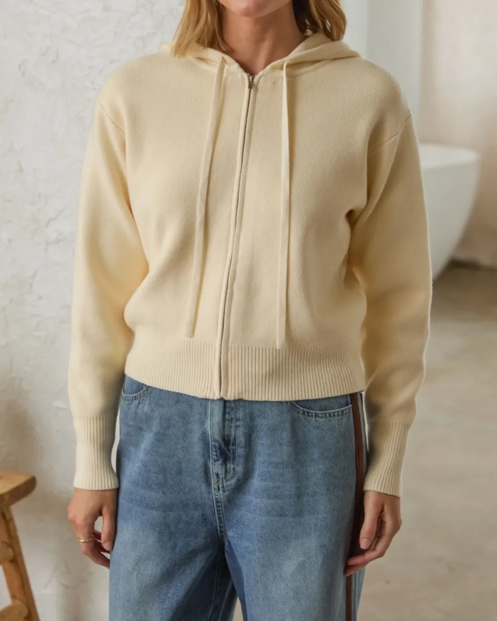 Relaxed Zip Up Hoodie Jacket