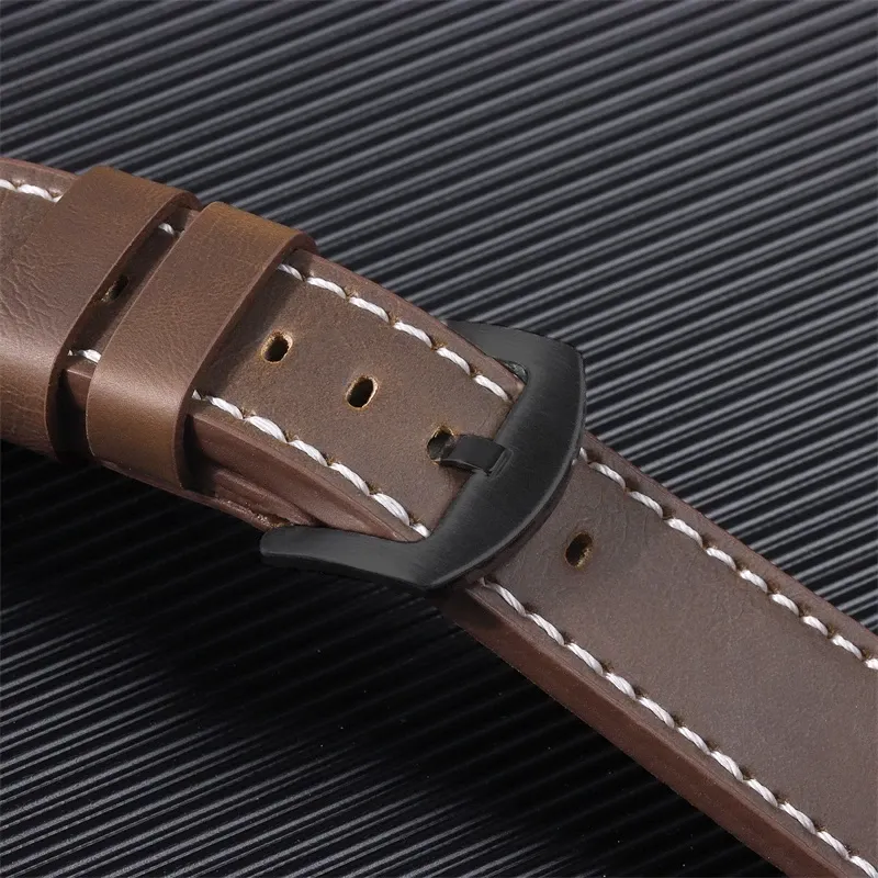 Classic Leather Watch Strap for Smart Watch & Mechanical Watch