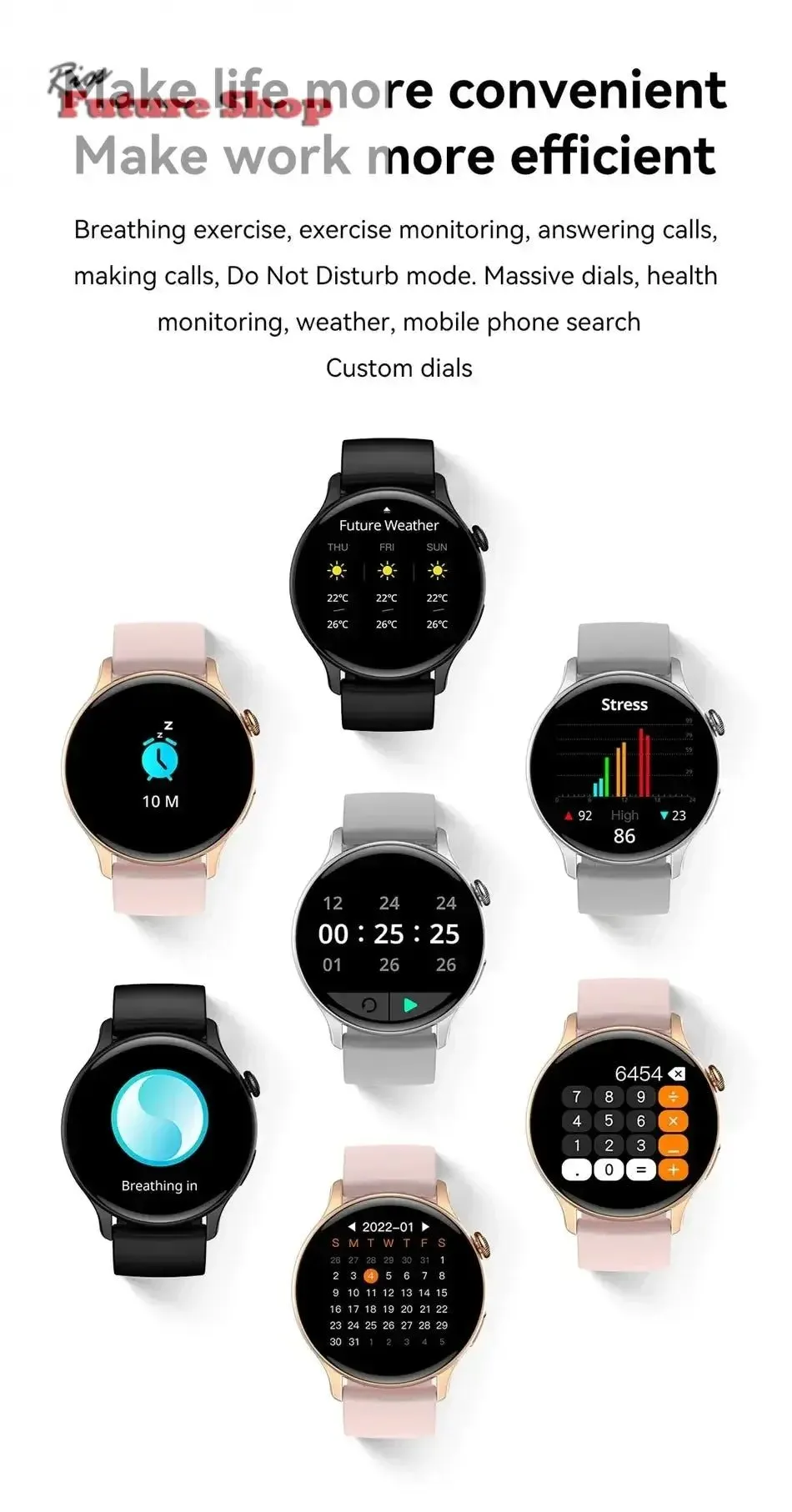 True AMOLED Sports Smartwatch