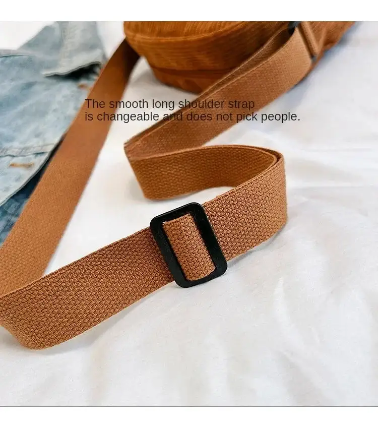 Striped Velvet Crossbody Bag Elegant Functional