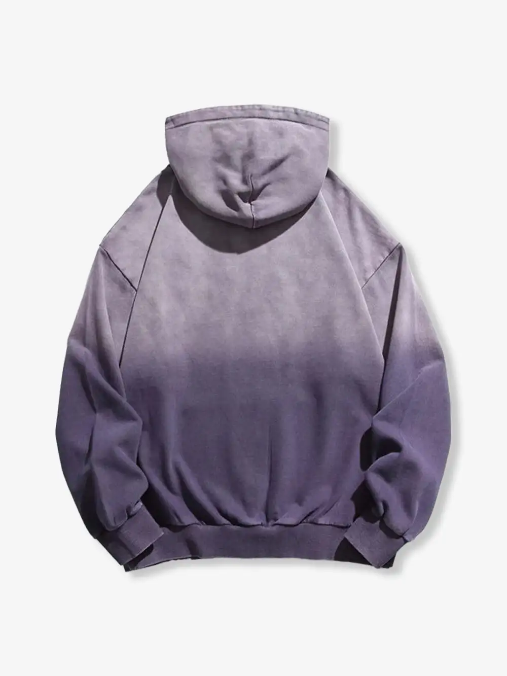 Abstract Print Gradation Wash Hoodie
