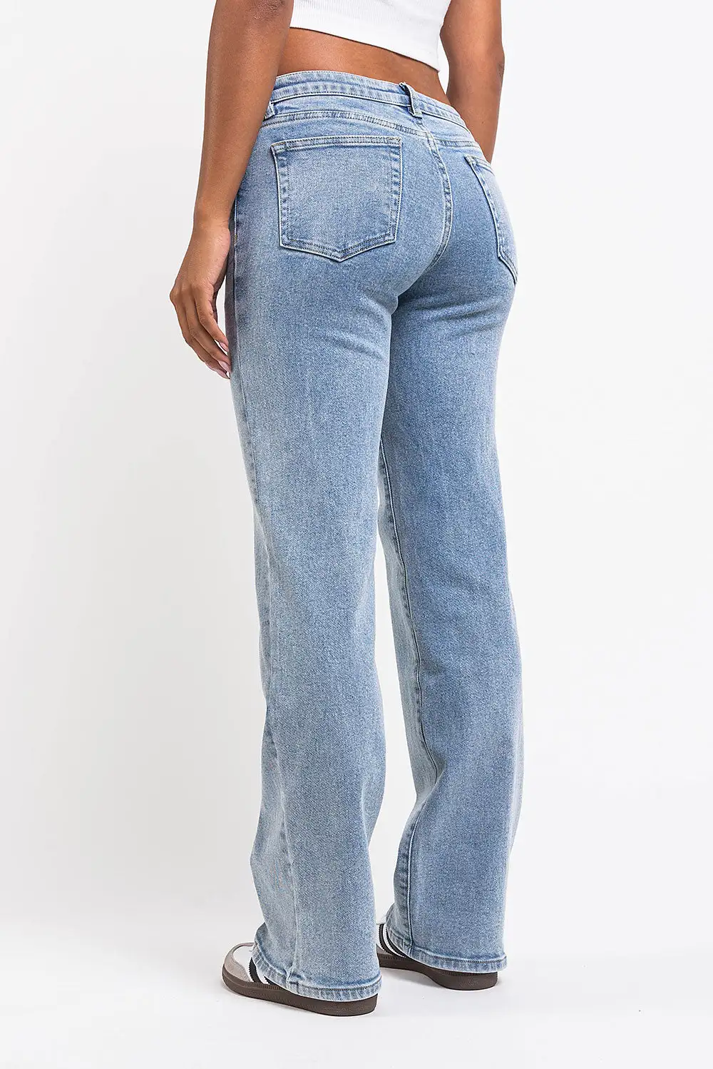 Daytime Low Rise Straight Leg Jeans