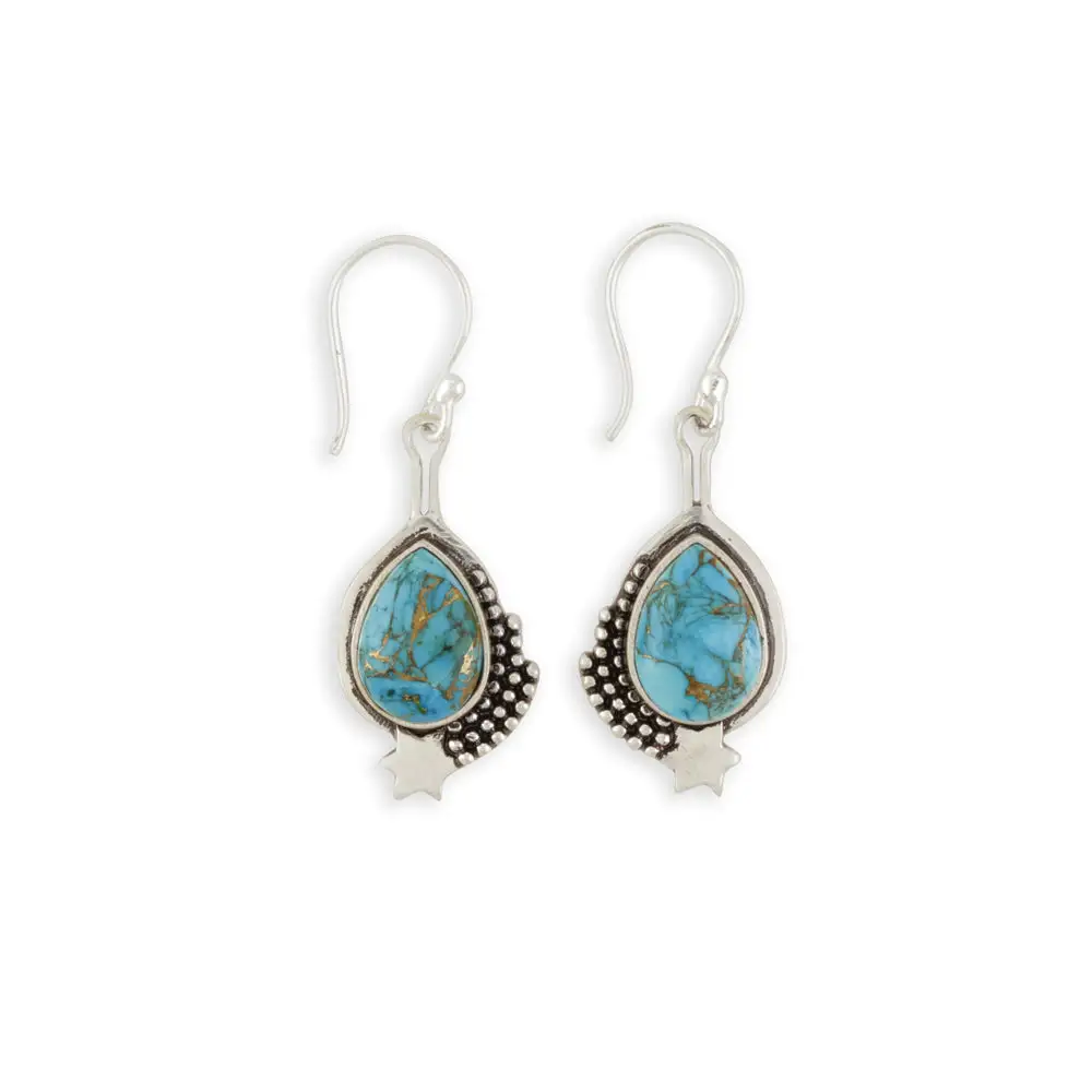 Framed Contemporary Celestial Star Earrings