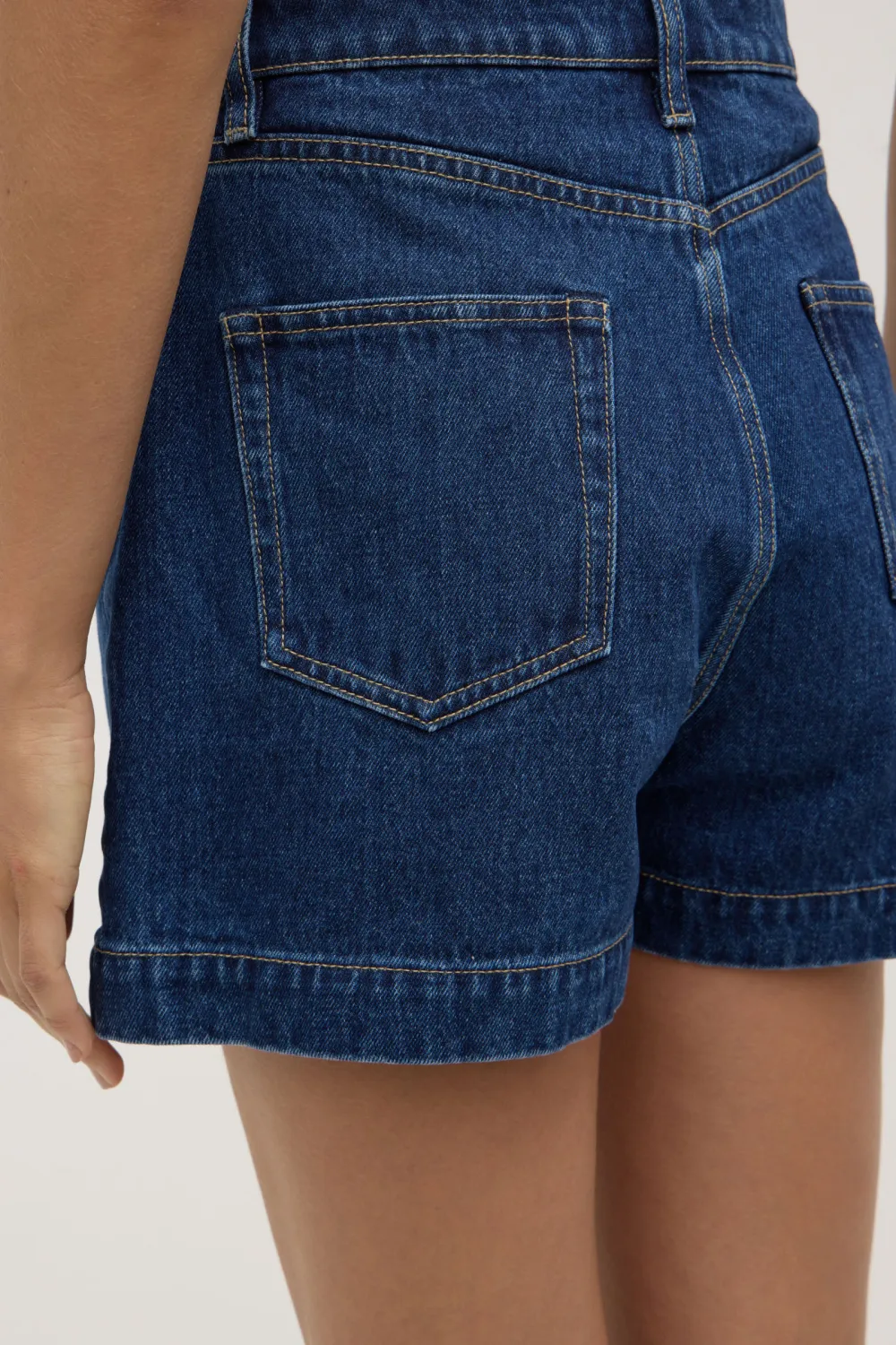 Slim Fit Denim Shorts