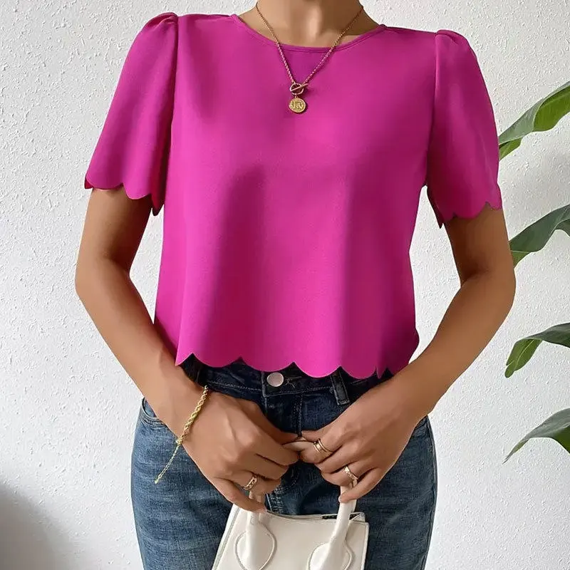 Short Sleeve Round Neck Shirt