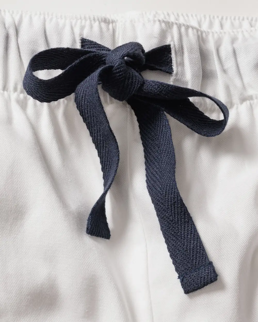 Twill Piped Pajama Short Set