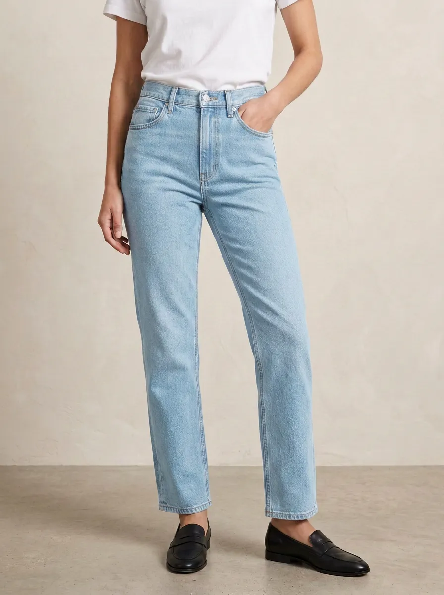 High-Rise Relaxed Women's Straight-Leg Jeans