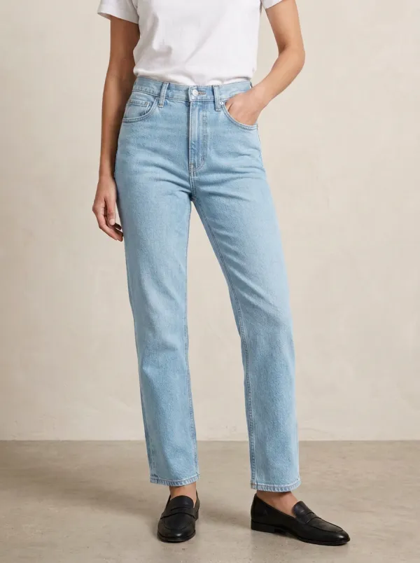 High-Rise Relaxed Women's Straight-Leg Jeans