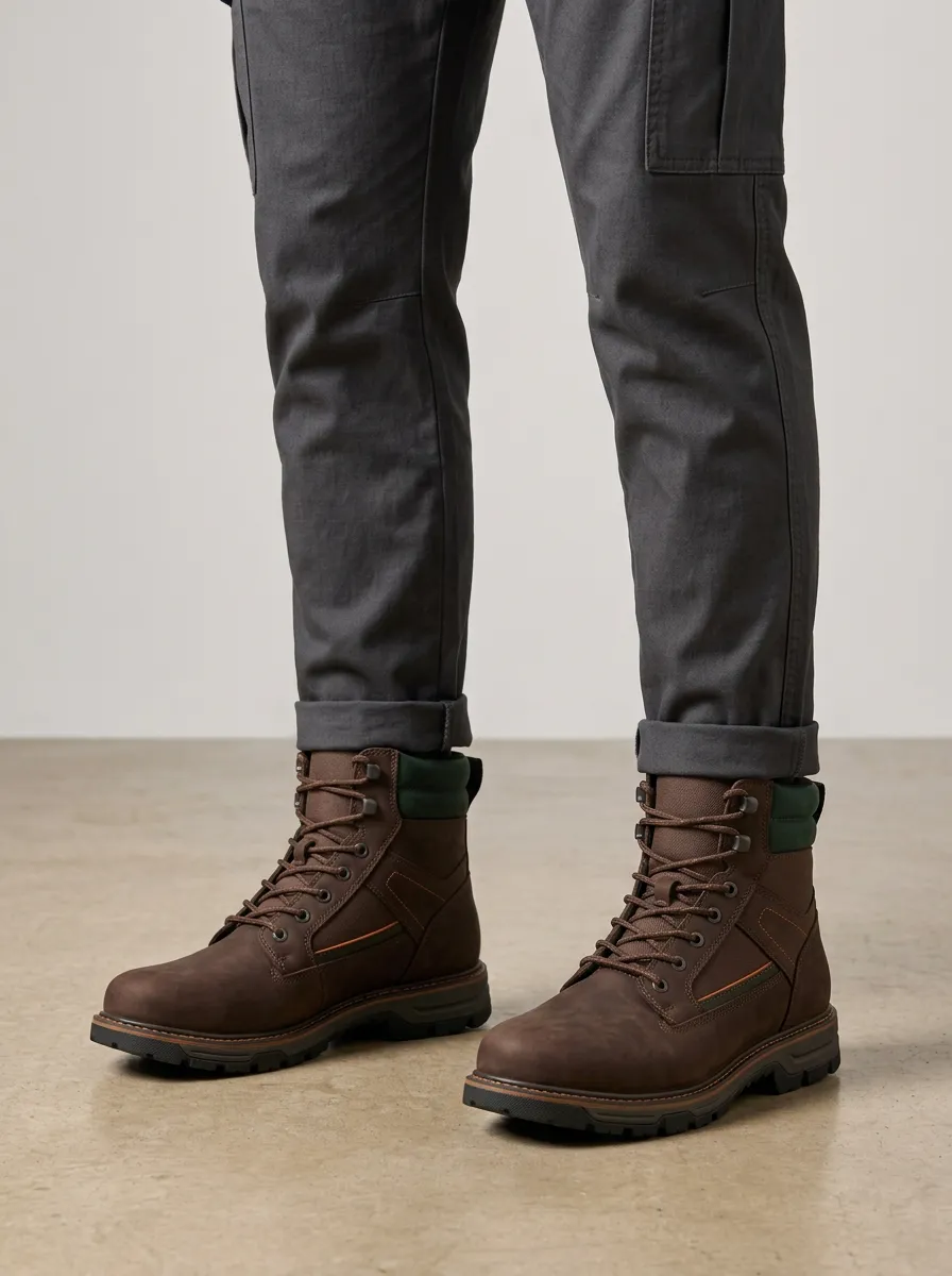 Men's Trim Stitched Work Boots