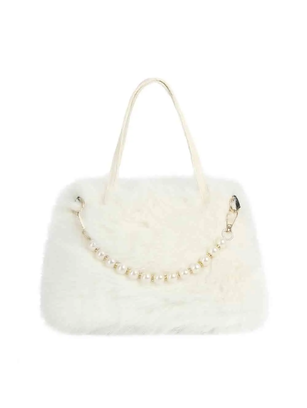 Beaded Accent Tote Bag