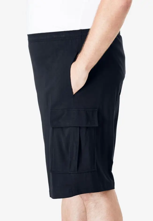Lightweight Jersey Cargo Shorts