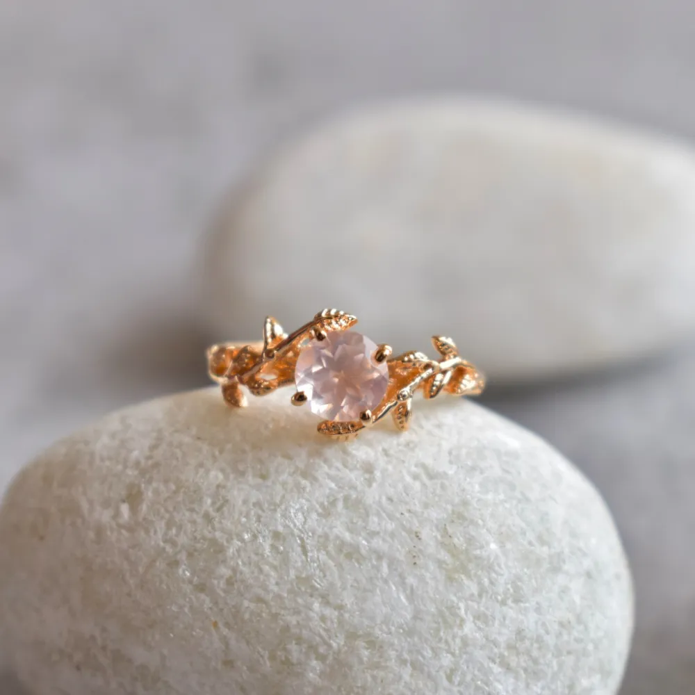 Nature Inspired Quartz Ring