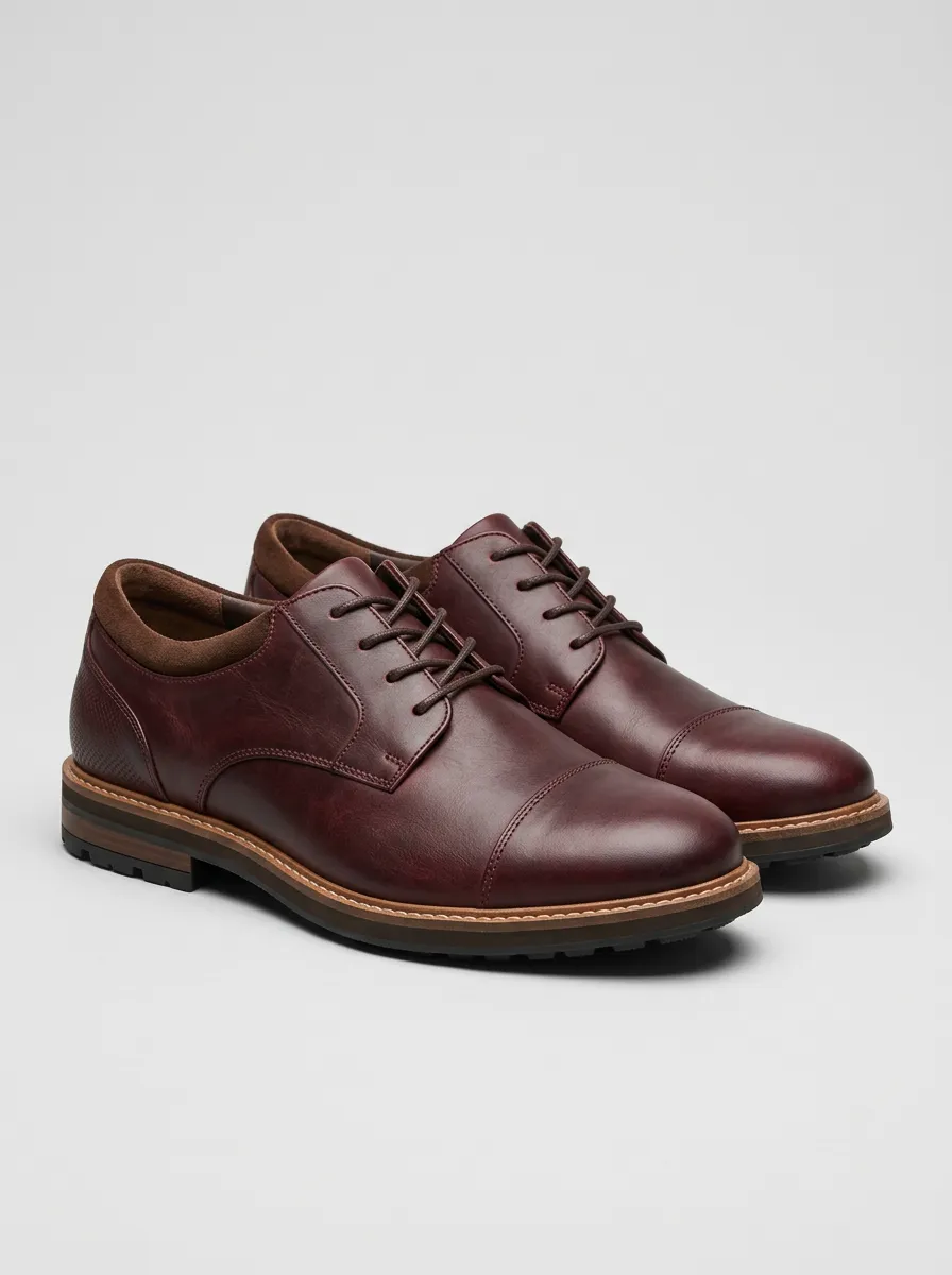 Men's Heritage Inspired Cap-Toe Oxford Dress Shoes