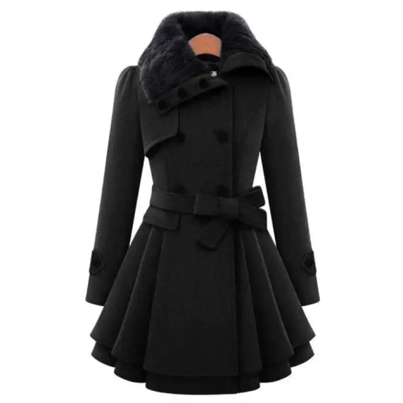 Vintage Flair Trench Coat