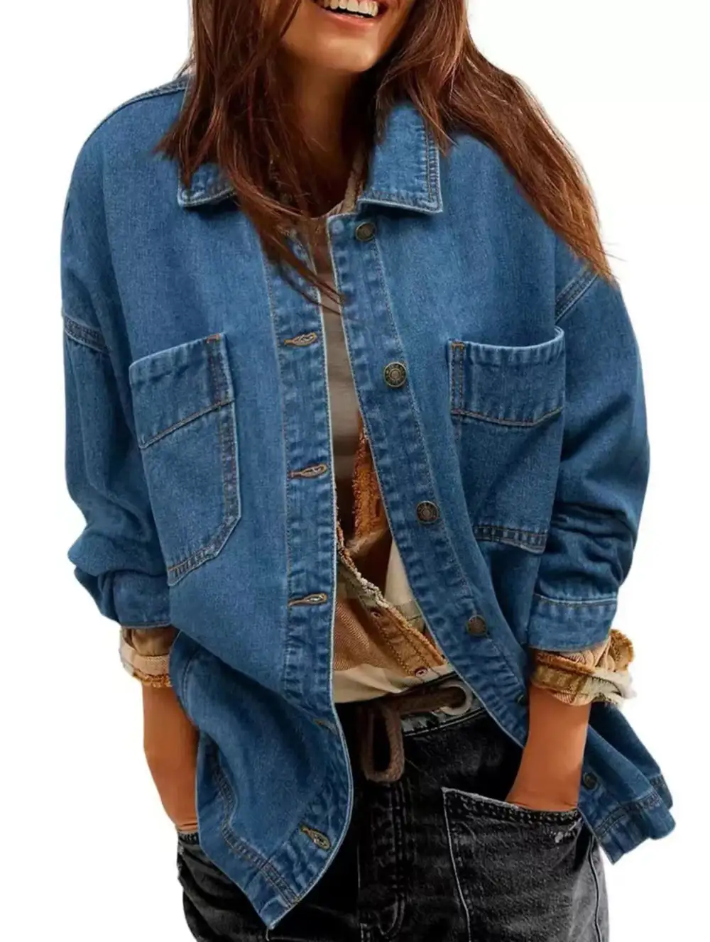 Button Down Denim Shirt