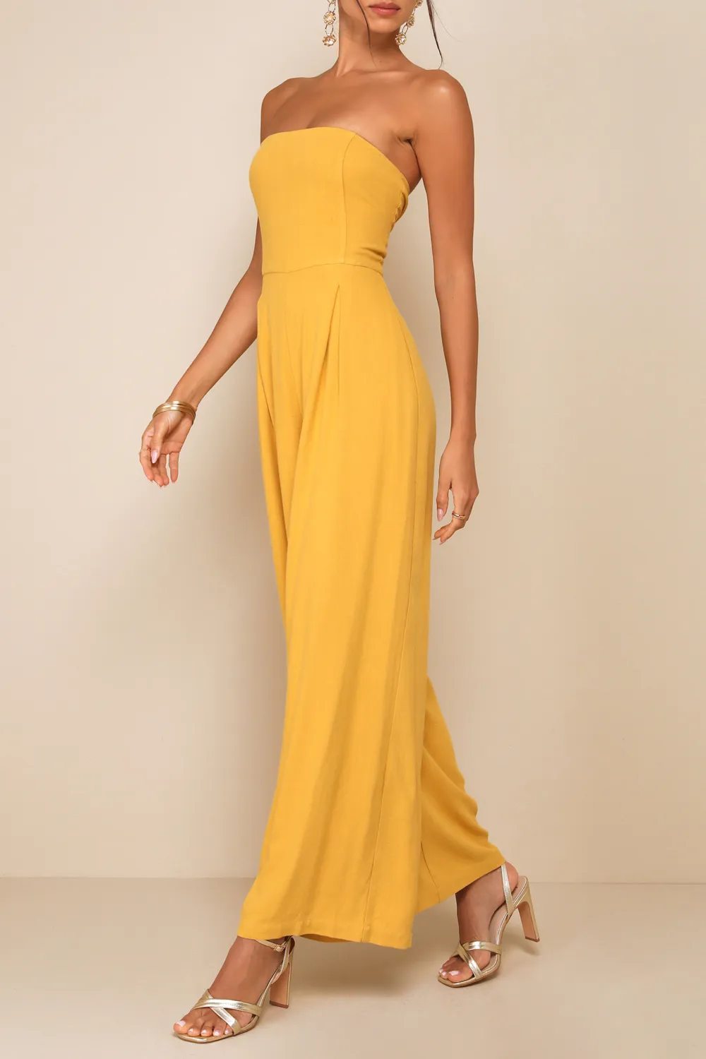 Daily Linen Wide-Leg Jumpsuit
