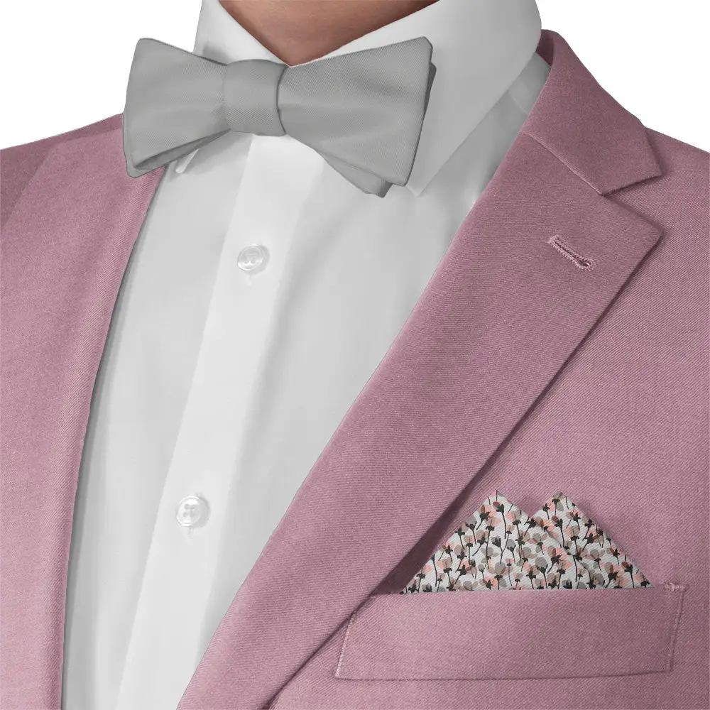 Distinctive Sharp Floral Pocket Square