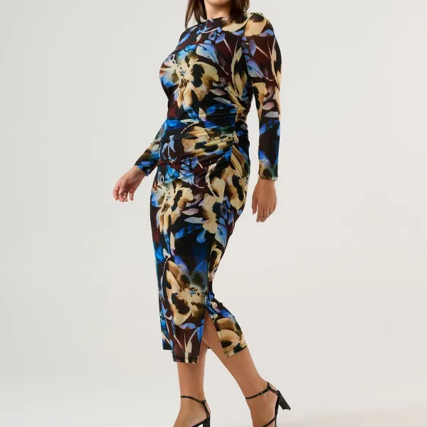 Mesh Women's Midi Dress