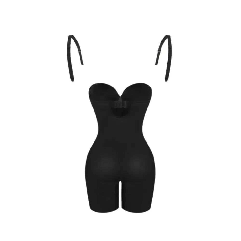 Open Bust Mid Thigh Shaping Bodysuit