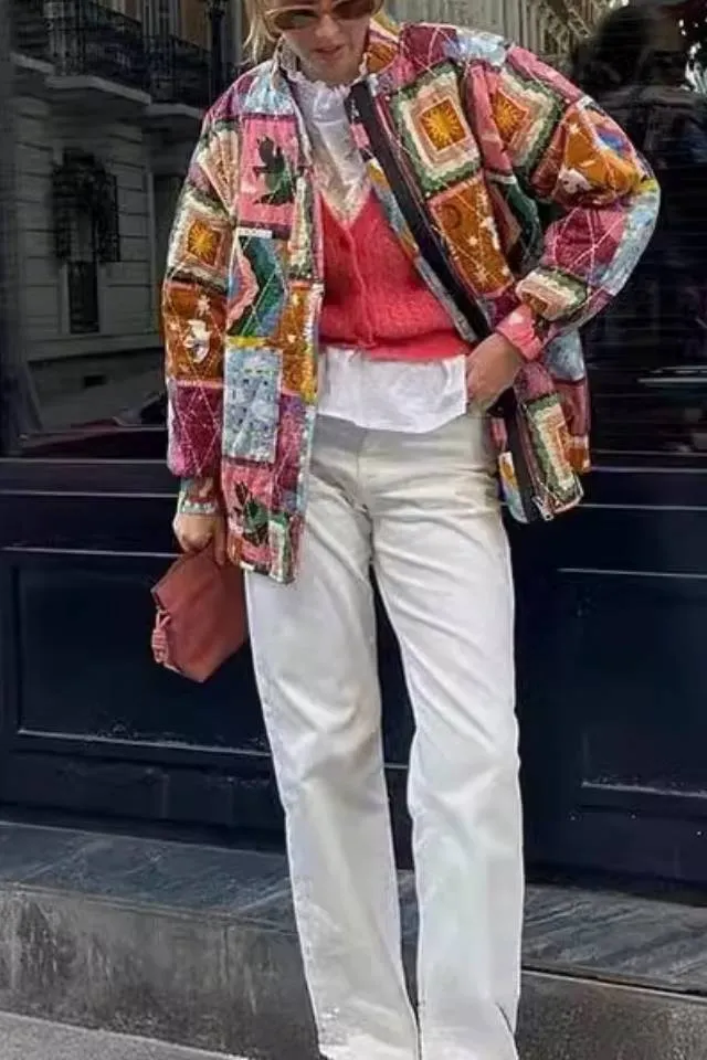 Floral Relaxed Vintage Jacket