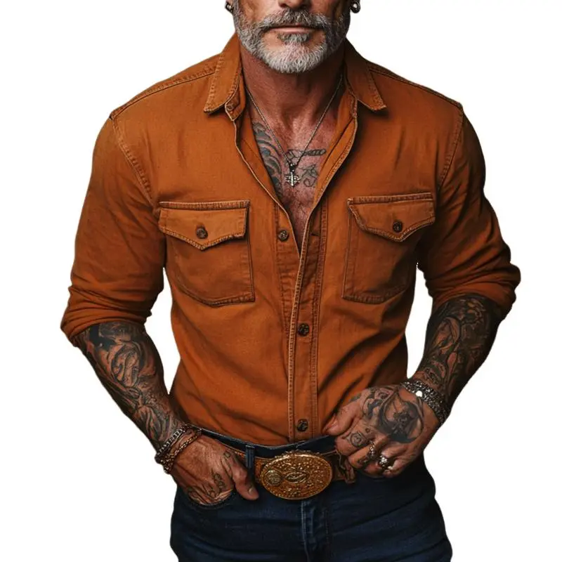 Relaxed Button Pocket Shirt