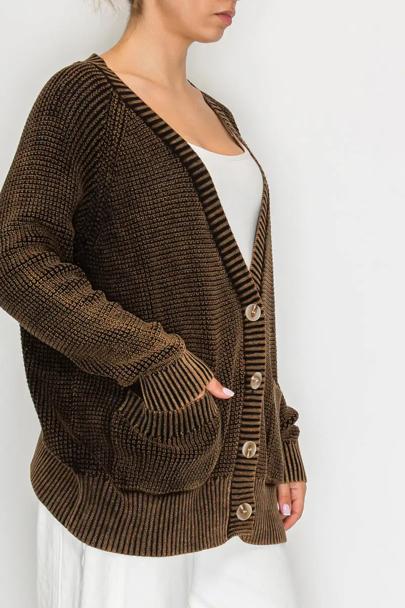 Modern Ribbed Everyday Cardigan