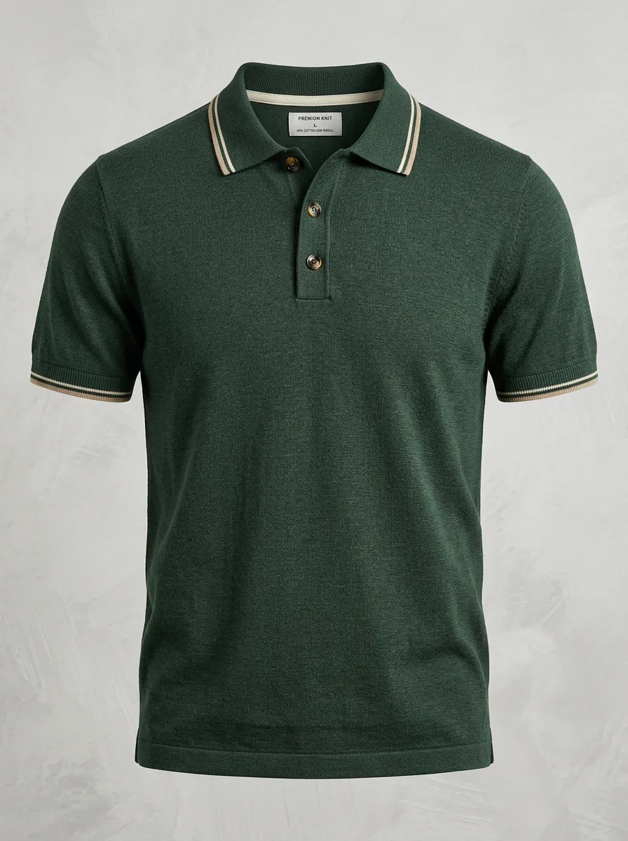Vintage-Inspired Men's Polo Shirt