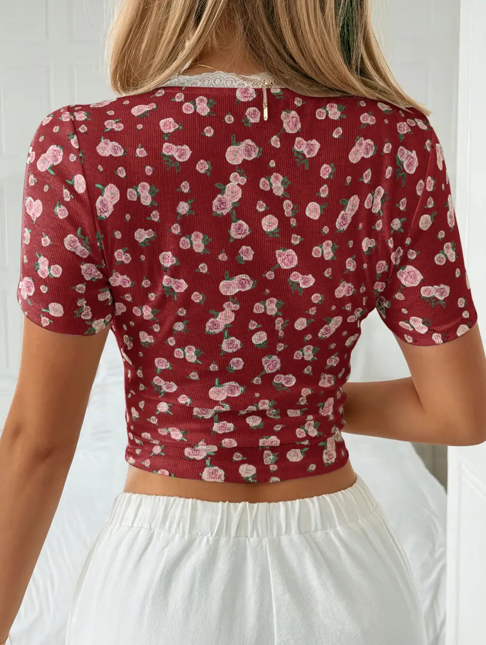 Printed Floral Top