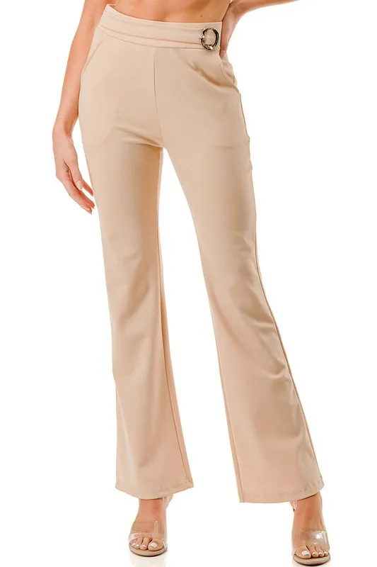Flared Cropped Pants