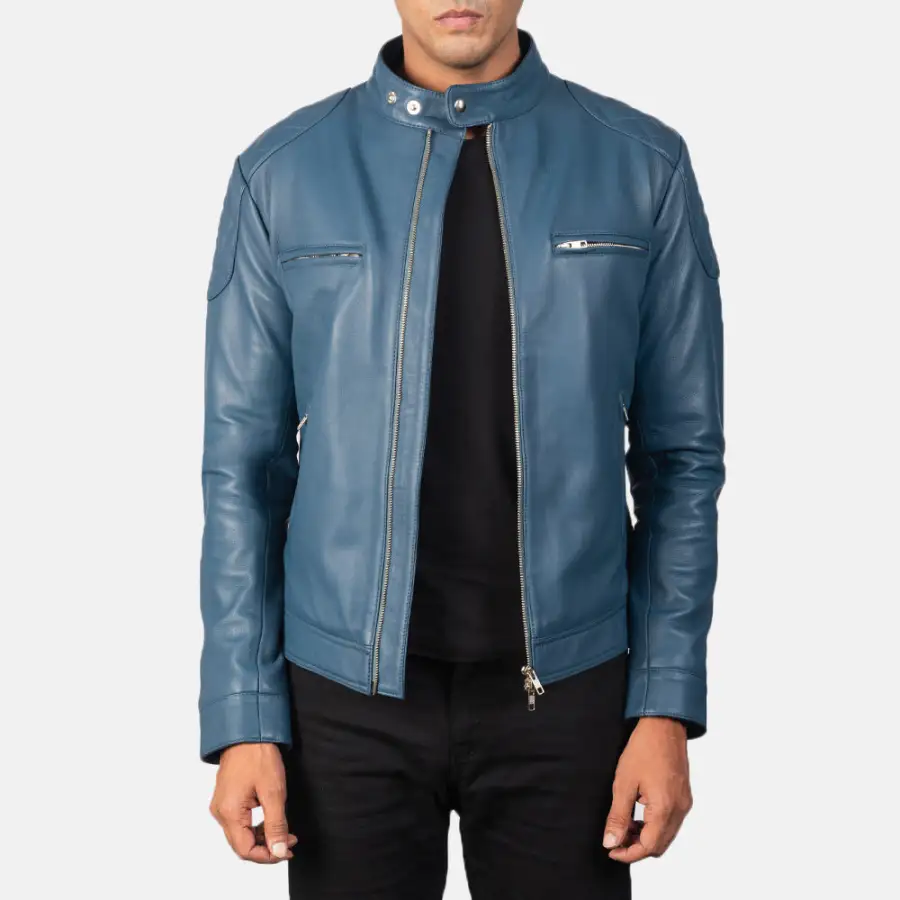 Men's Casual Biker Leather Jacket