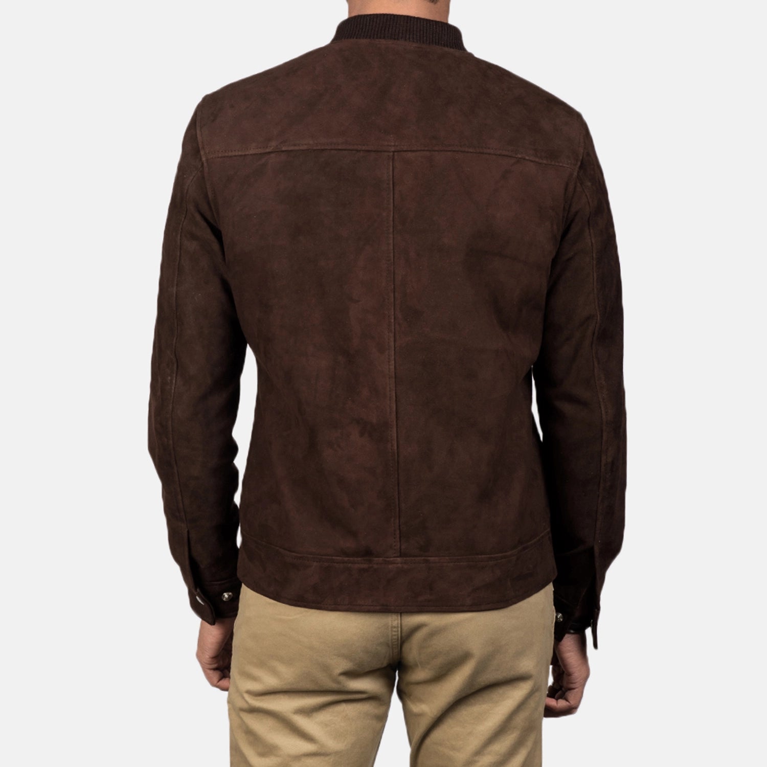 Men's Bomber Suede Jacket