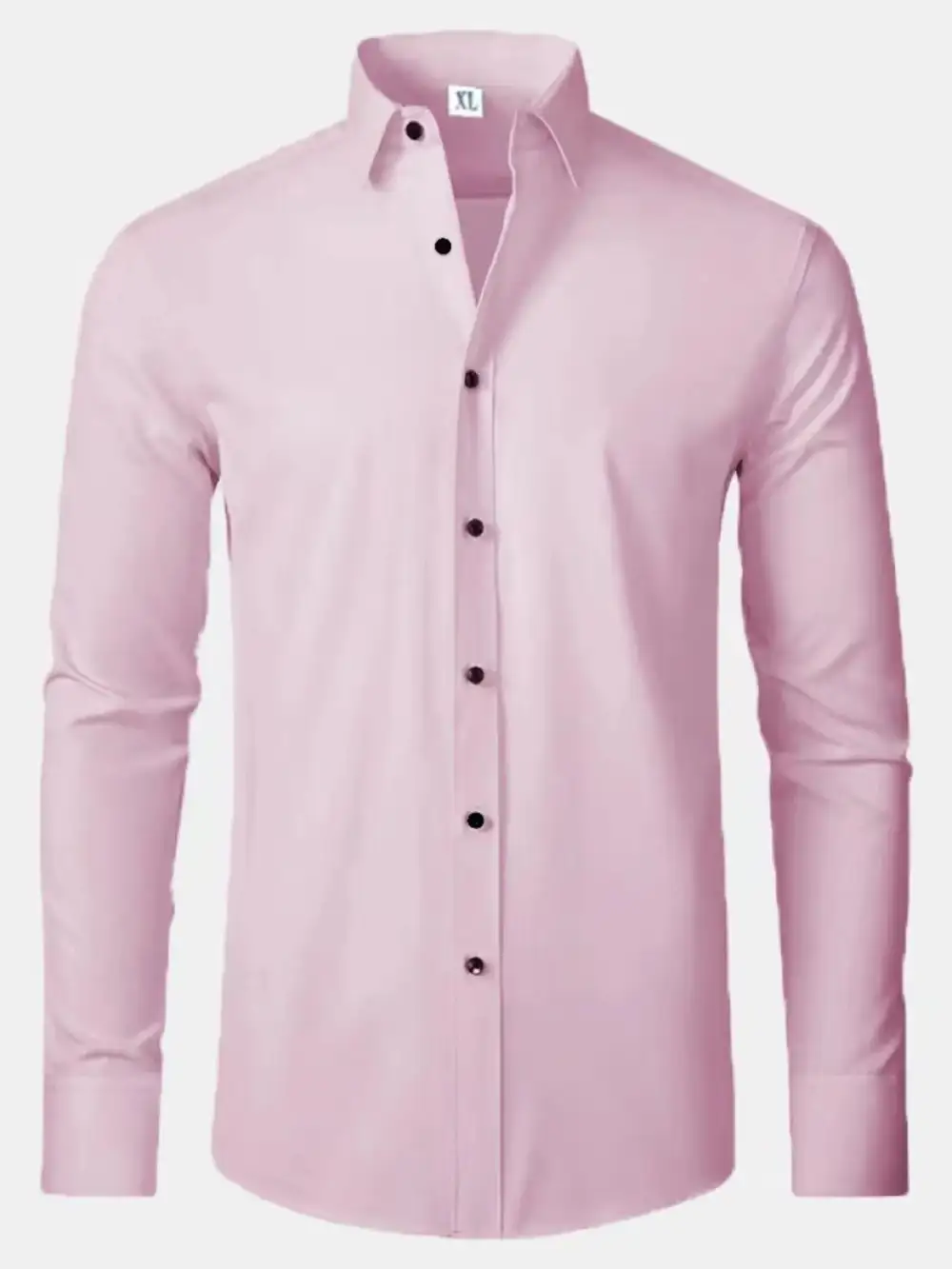Classic Distinctive Long-Sleeve Button-Up Shirt
