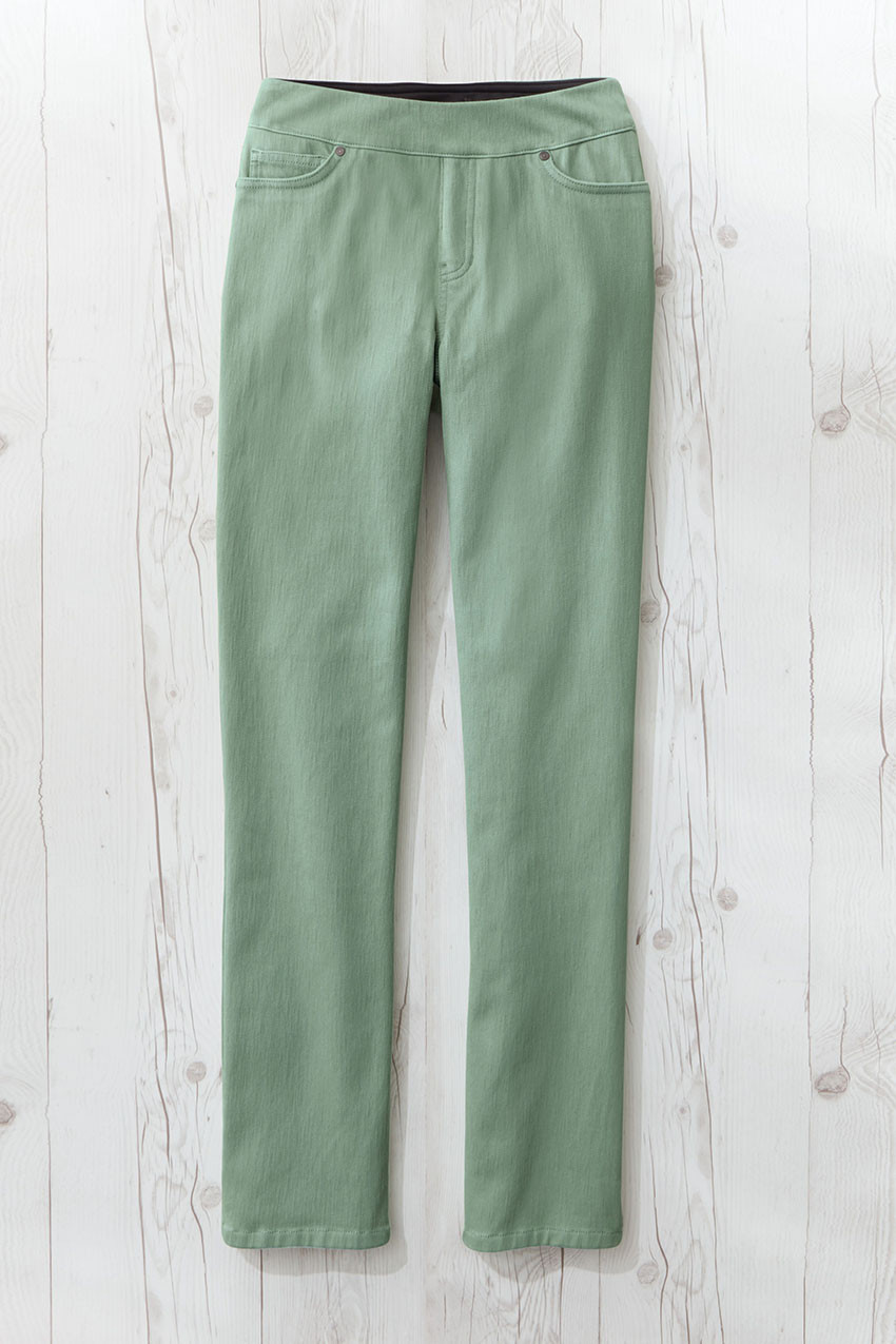 Knit Denim ShapeMe® Slim Leg Jeans