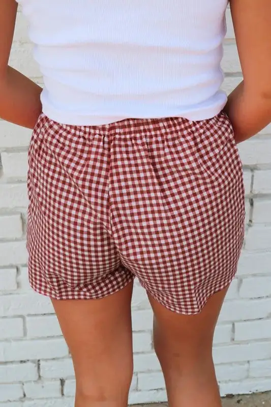 Check Pattern Shorts