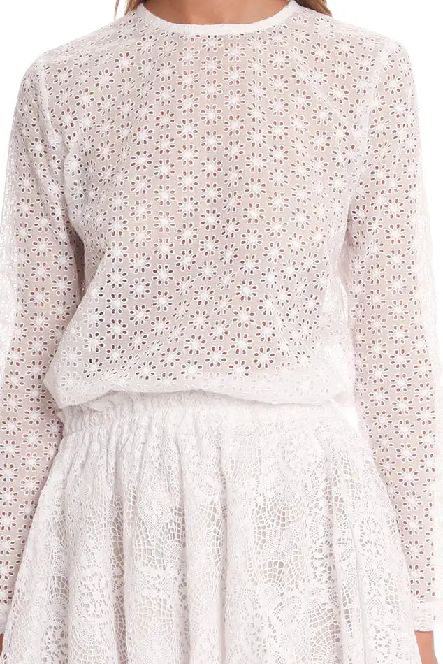 Cotton Lace Tank Top