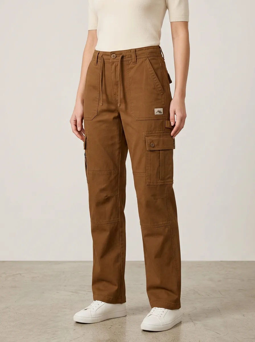 Women's Relaxed Workwear Outdoor Straight Leg Multi-Pocket Pants