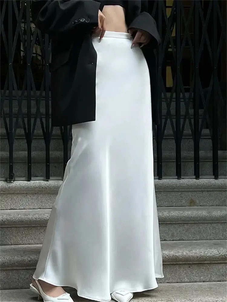 Satin Maxi Skirt