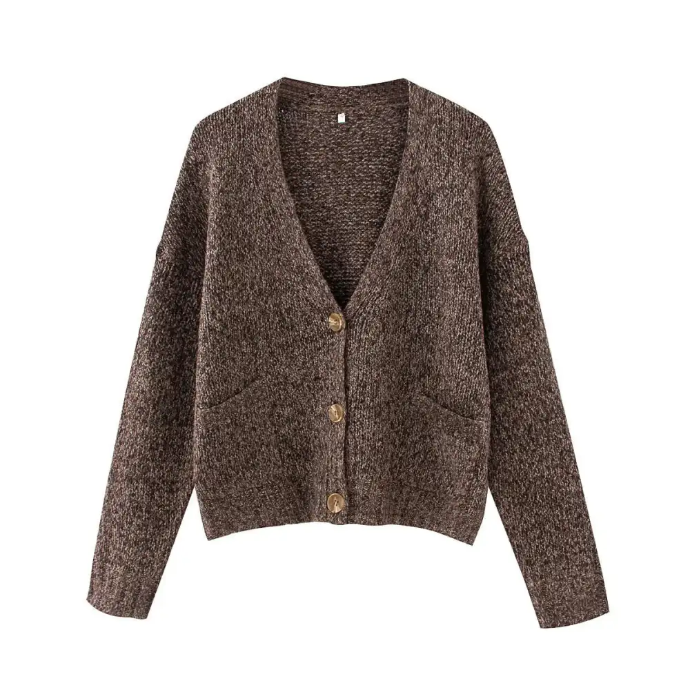 Checkered Button Front Collared Outerwear Coat