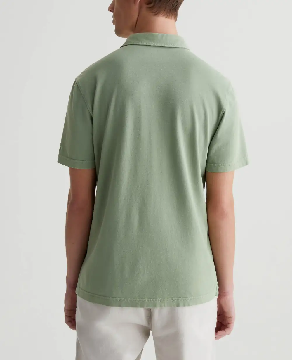 Men's Cotton Jersey Short Sleeve Polo Shirt