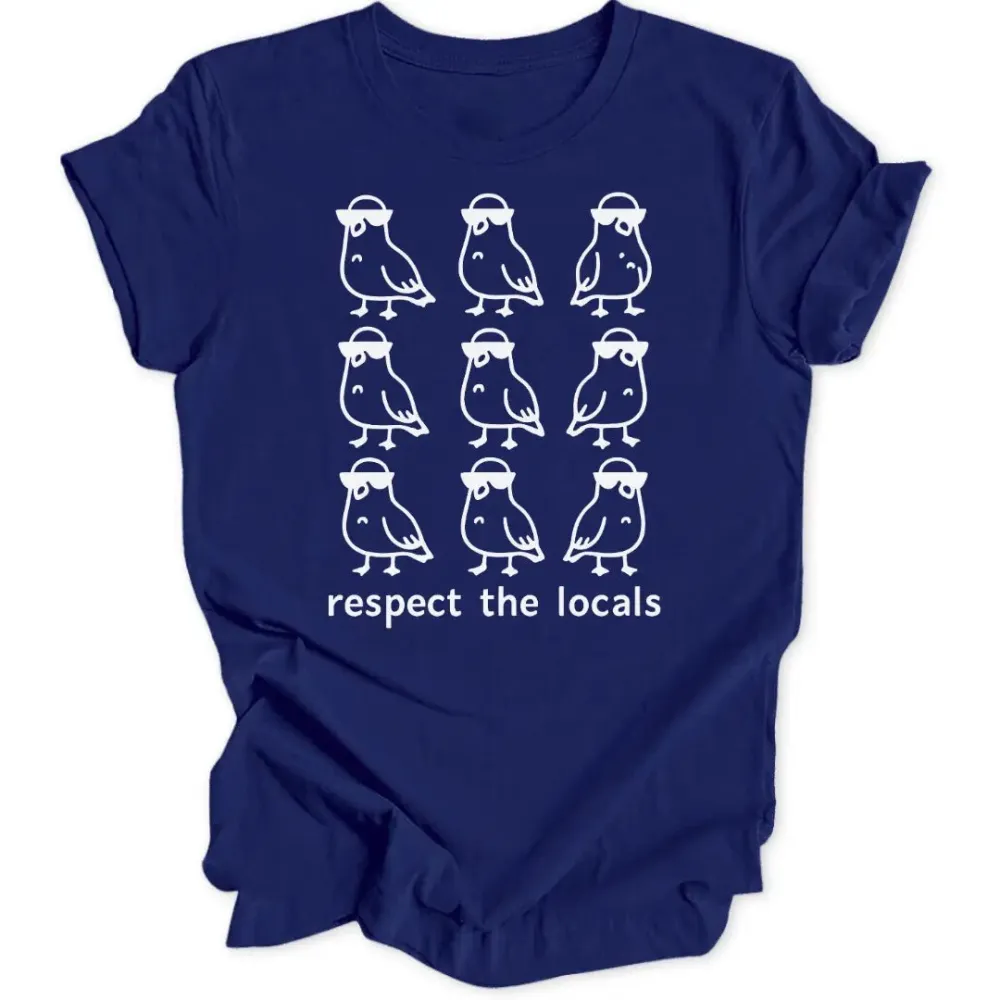 Respect Cool Pigeons Unisex T-Shirt