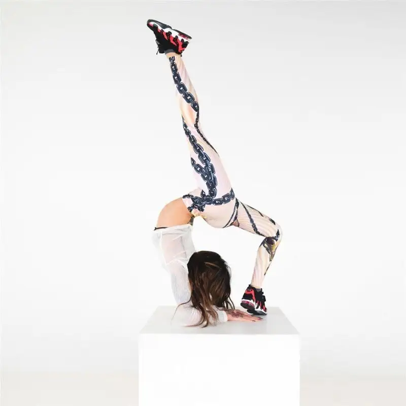 High Stretch Pants Waist Fitness Leggings