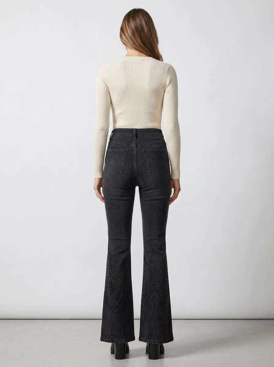 Women's High Waist Casual Denim Jeans