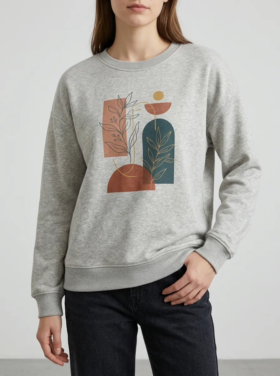 Relaxed Sweatshirt with Relaxed Detail