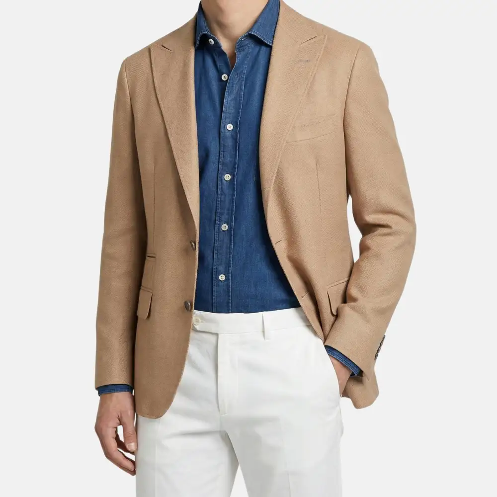 Classic Cashmere Silk Blazer Jacket