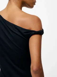 Designer One-Shoulder Cropped Top