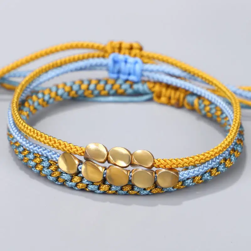 String Copper Beads Bracelet