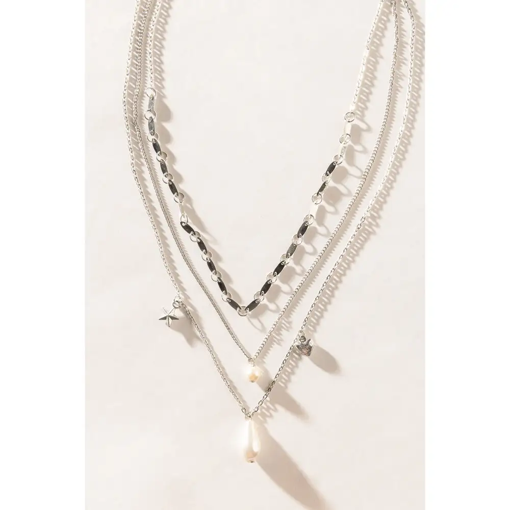 Heart Accent Rustic Necklace