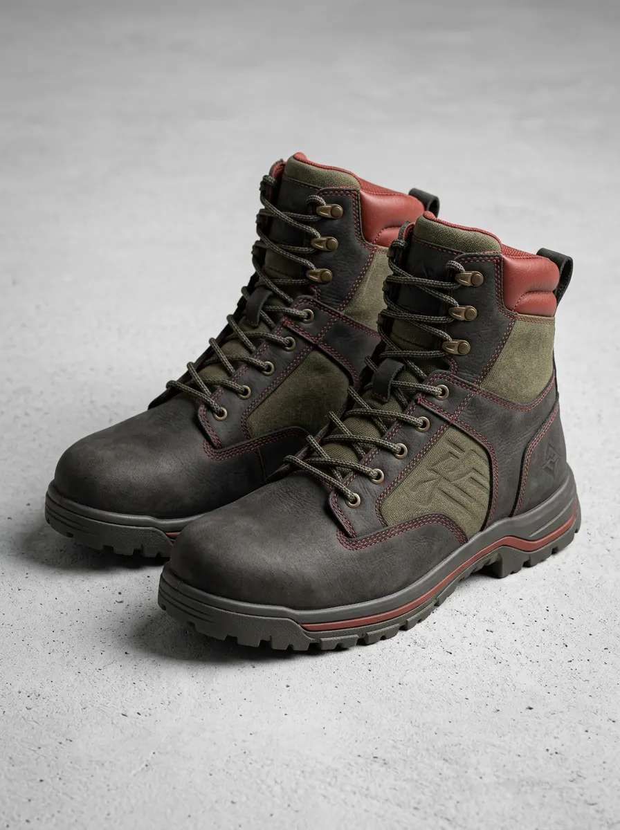 Tactical Printed Work Boots Range Trek